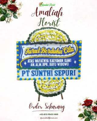 Papan Bunga Duka di Niela